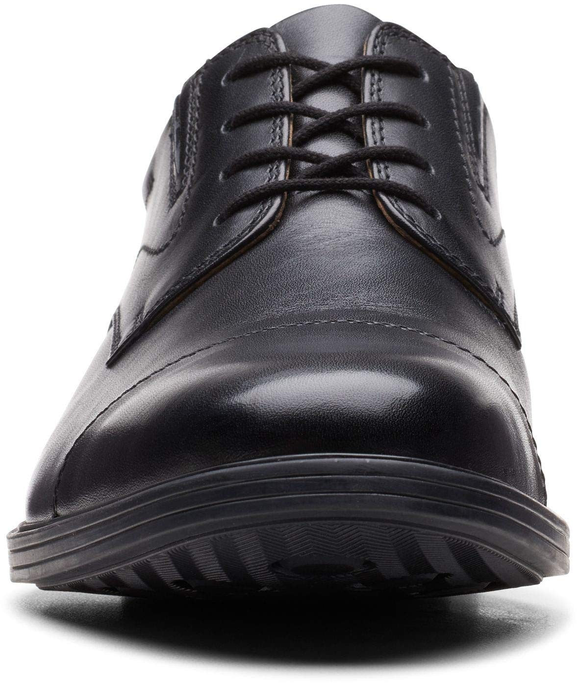 Clarks Men's Whiddon Cap Oxford, Black Leather, 9