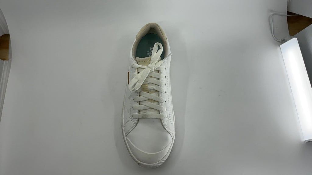 Dr. Scholl's Womens Time Off Platform Sneaker, White Smooth, Size 6.5