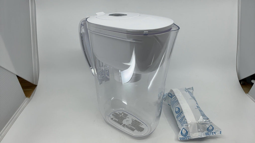 BPA Free Brita 6-Cup Water Filter Pitcher w/ 1 Standard Filter, White
