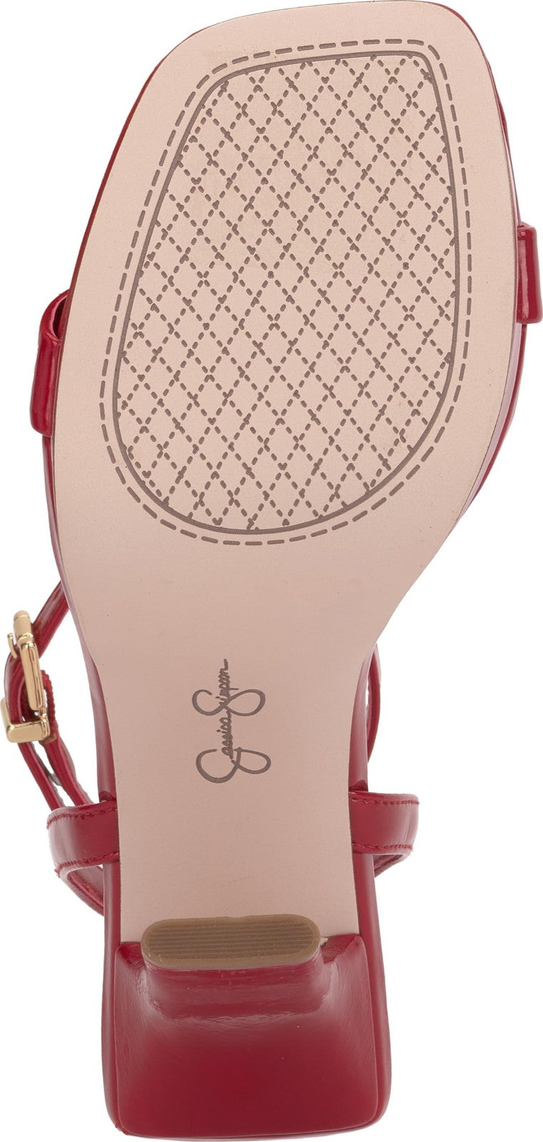 Jessica Simpson Adonia High Heel Sandal, Red Muse, 6.5