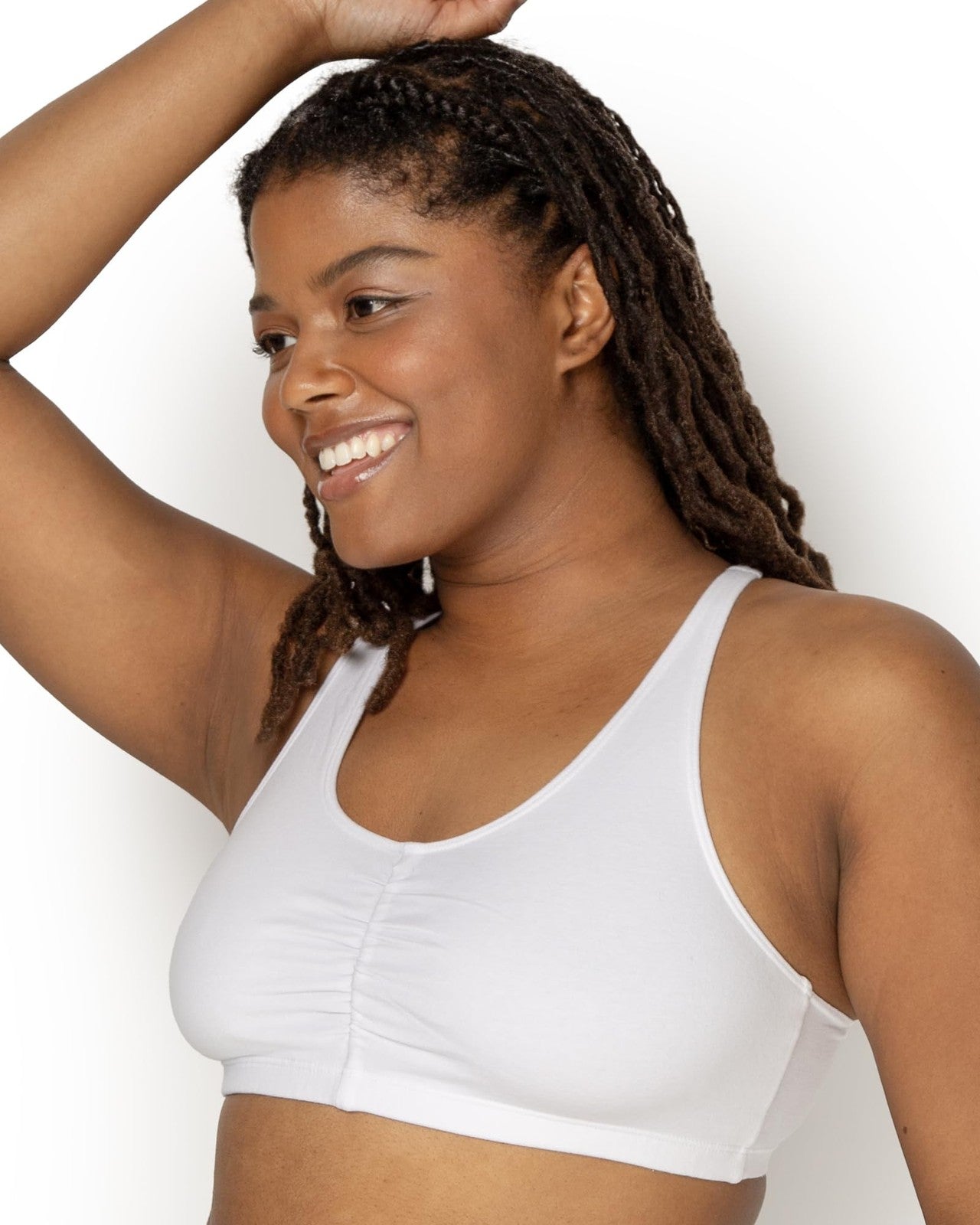 Fruit of the Loom Women's Racerback Sports Bra 44, Turquoise/White/Charcoal