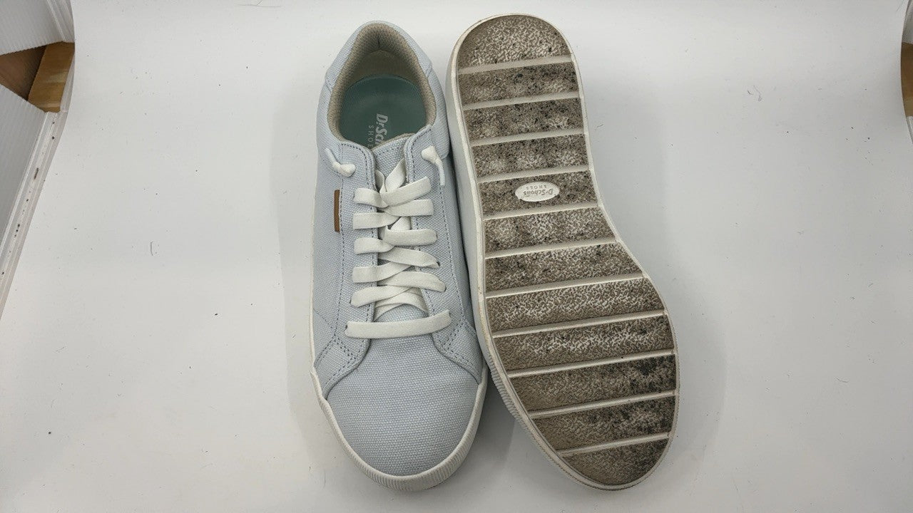 Dr. Scholl's Shoes Women's Time Off Go Sneaker, Powder Blue Fabric, 8