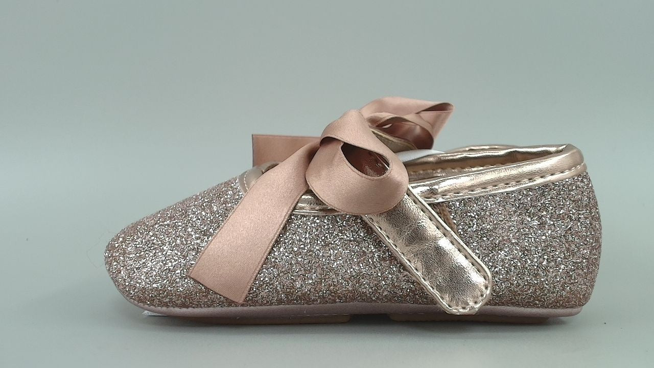 Felix & Flora Soft Sole Leather Baby Shoes - (Light Pink,12-18 Months Infant)