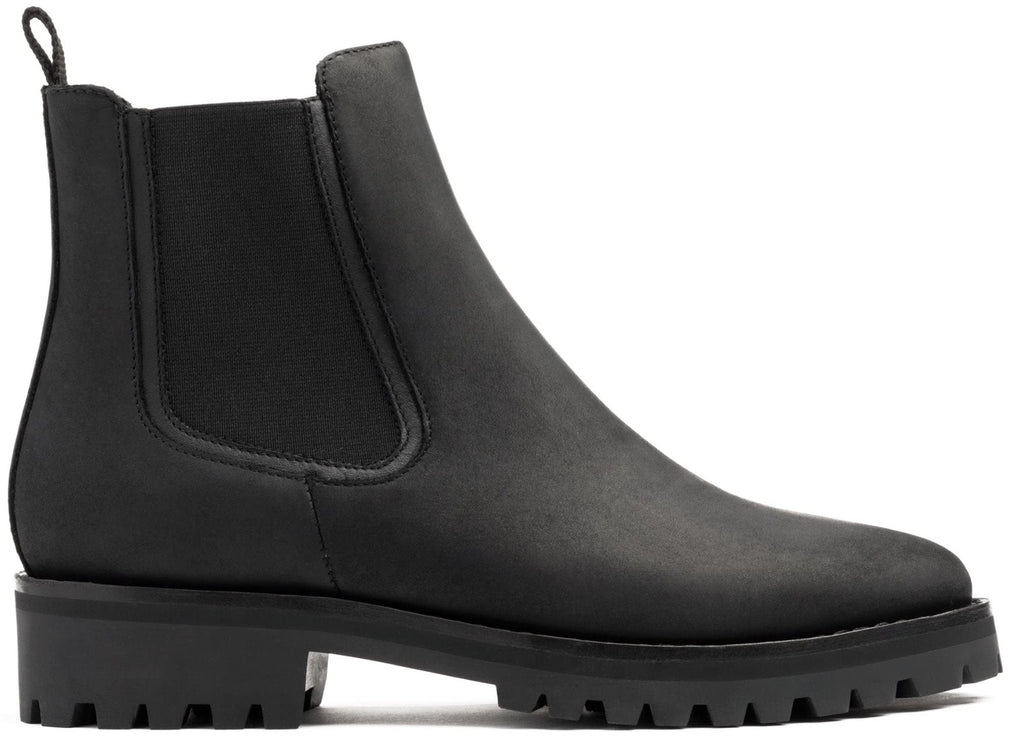 Legend Rugged Chelsea Boots, Black Matte, Women's Size 9