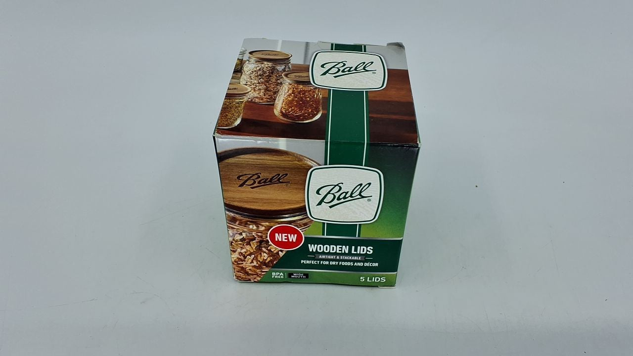 Ball® Jar Lids, 5 Pack Ball Jar Wooden Storage Lids