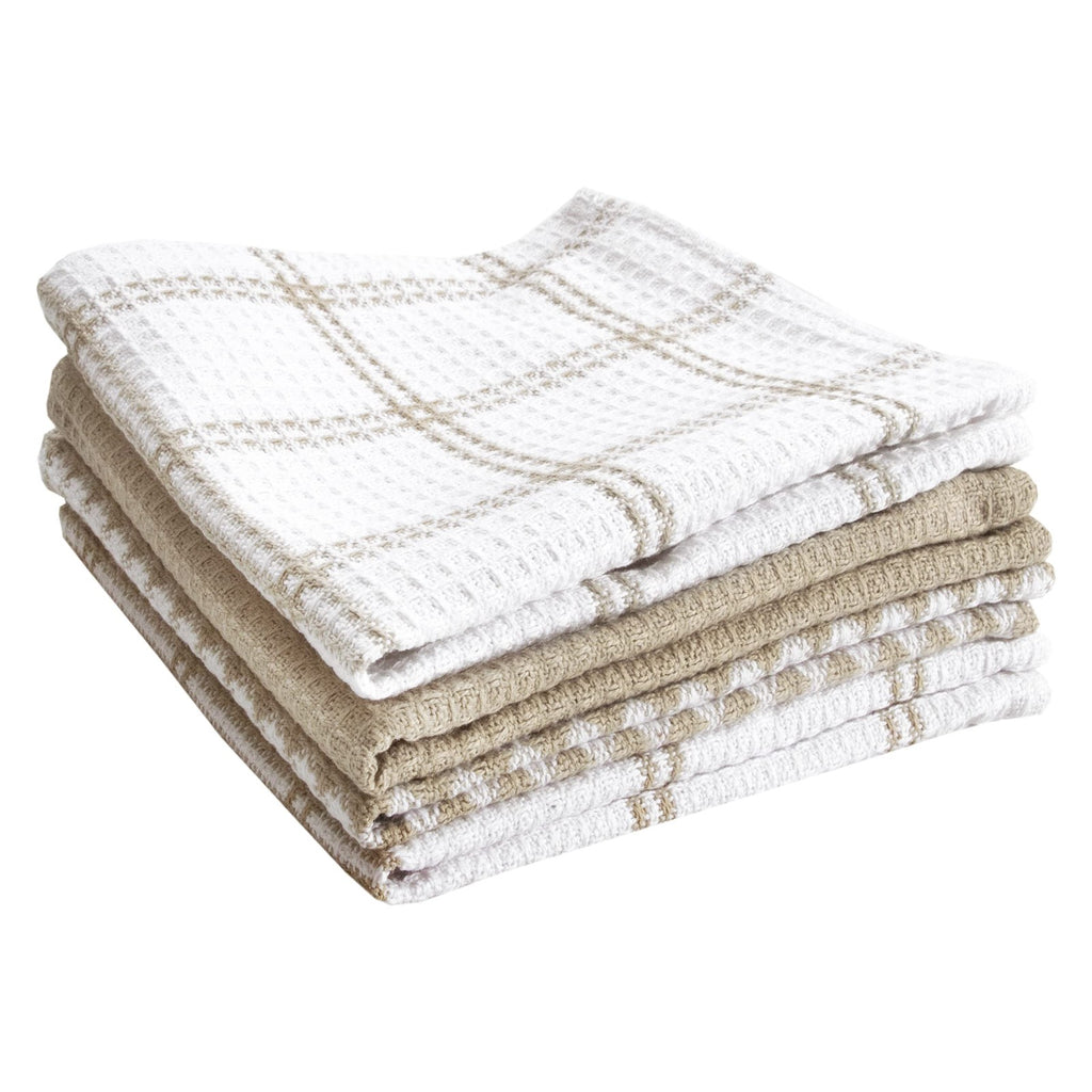 T-Fal Cotton Waffle Dish Cloths, 4-Pack, 12x13 in, Highly Absorbent