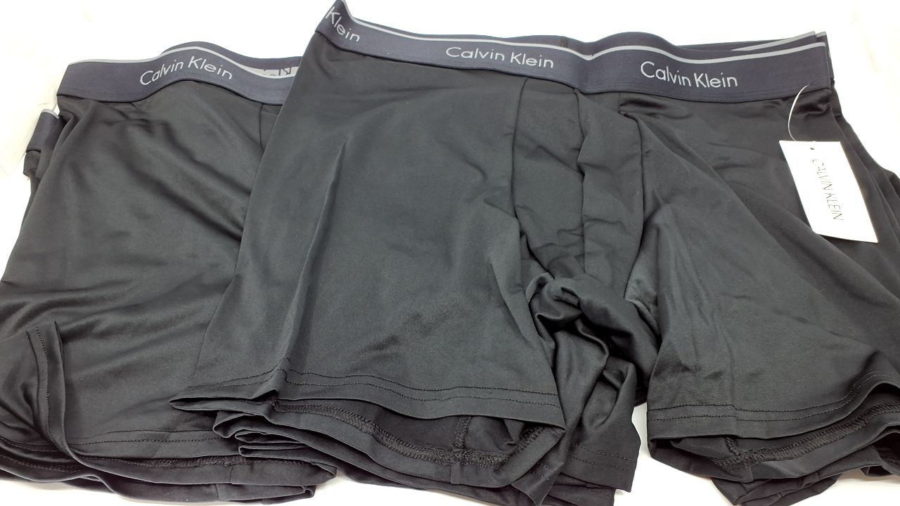 Calvin Klein Men's Micro Stretch 7-pack Boxer Brief, 7 Black, Large
