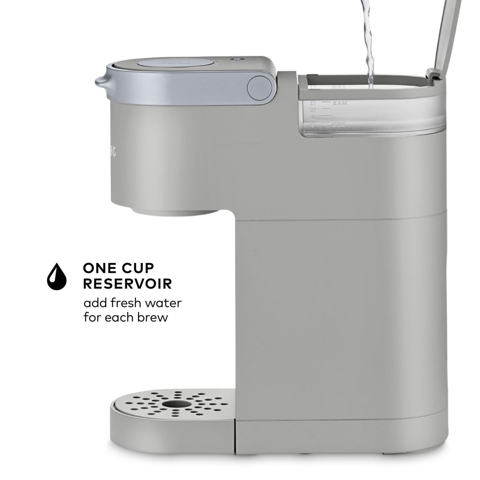 Keurig K-Mini Coffee Maker, 6-12oz Brew, Cord Storage, Studio Gray