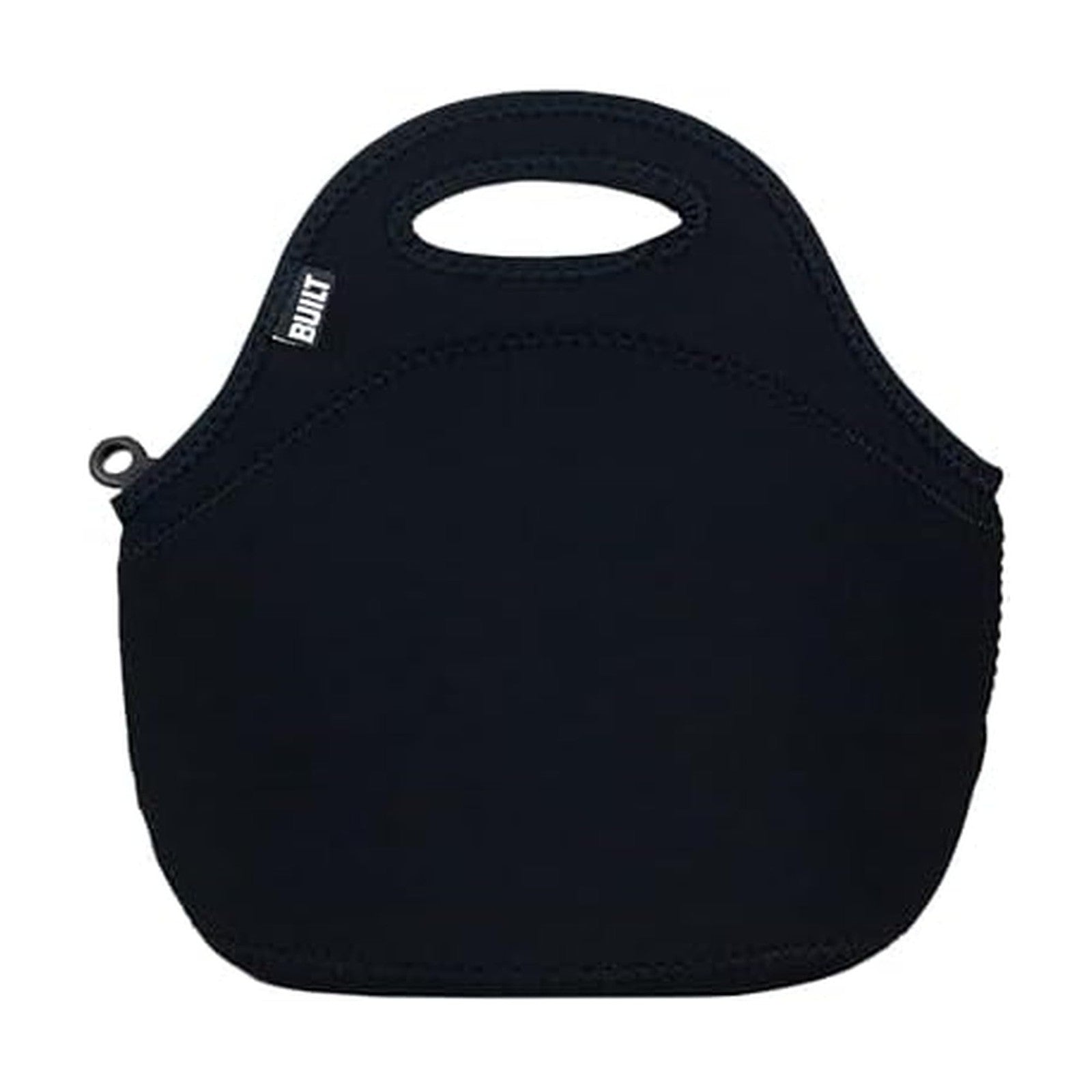 Black Neoprene Lunch Tote Bag, BUILT Gourmet Getaway, Reusable & Insulated