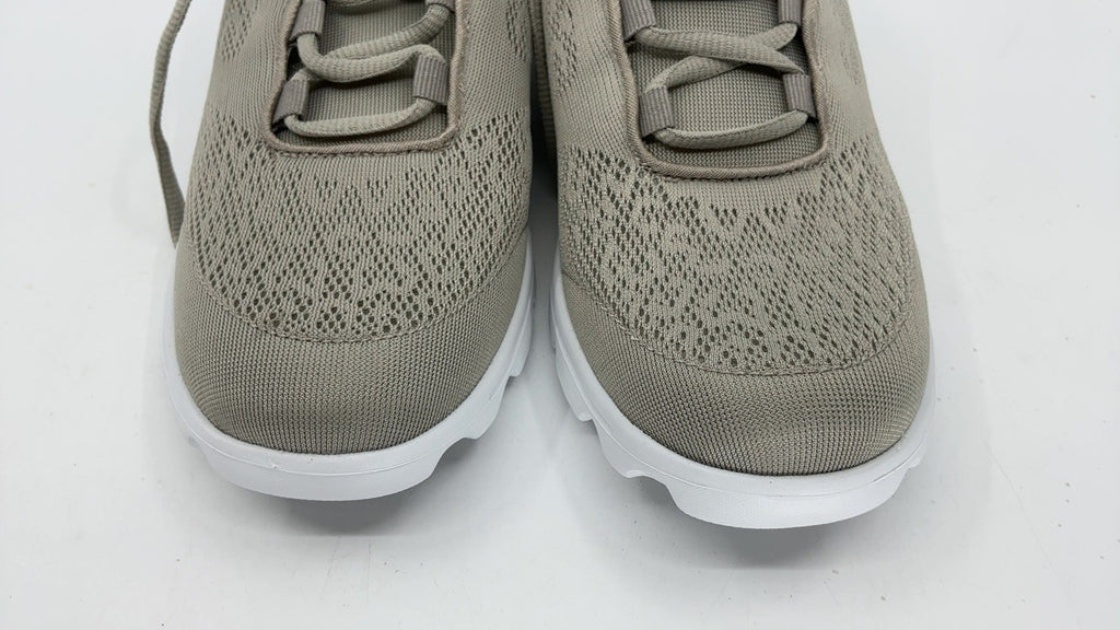 Propét Women's TravelActiv Sneakers Casual Lace-Up Shoes, Taupe, 9.5 Narrow
