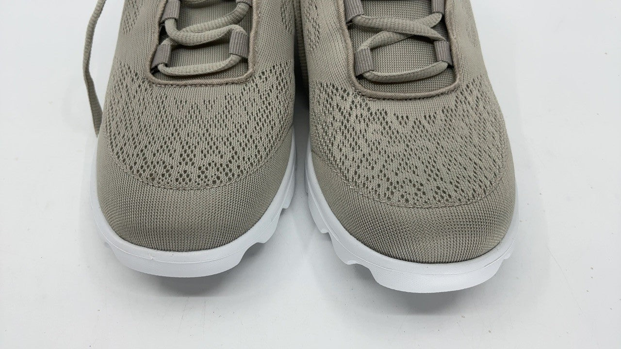 Propét Women's TravelActiv Sneakers Casual Lace-Up Shoes, Taupe, 9.5 Narrow