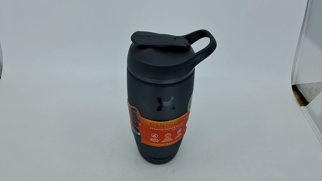 Promixx Pursuit 18oz Insulated Shaker Bottle Graphite Gray Stainless Steel