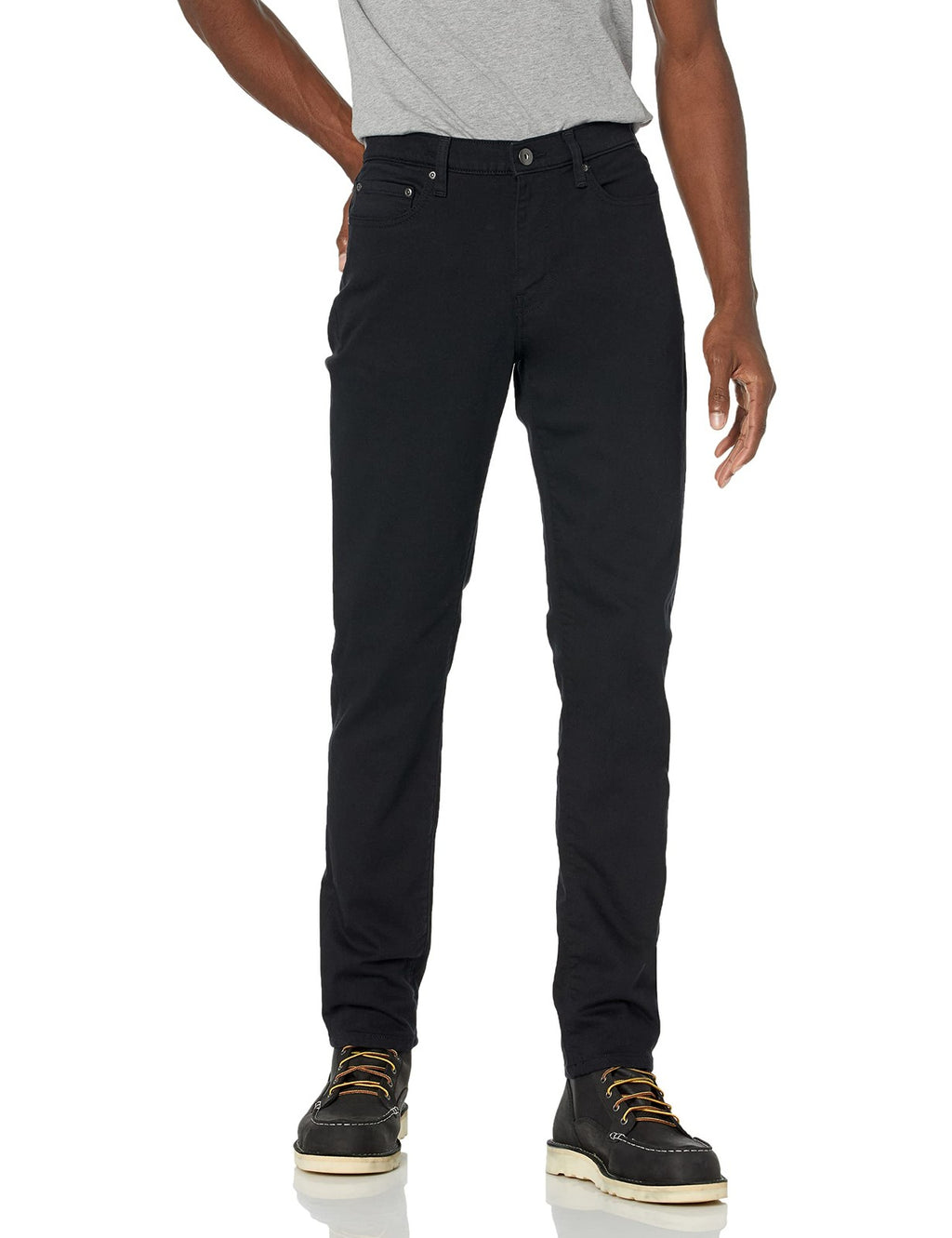 Comfort Stretch Slim-Fit Jeans for Men, Black, 32W x 36L