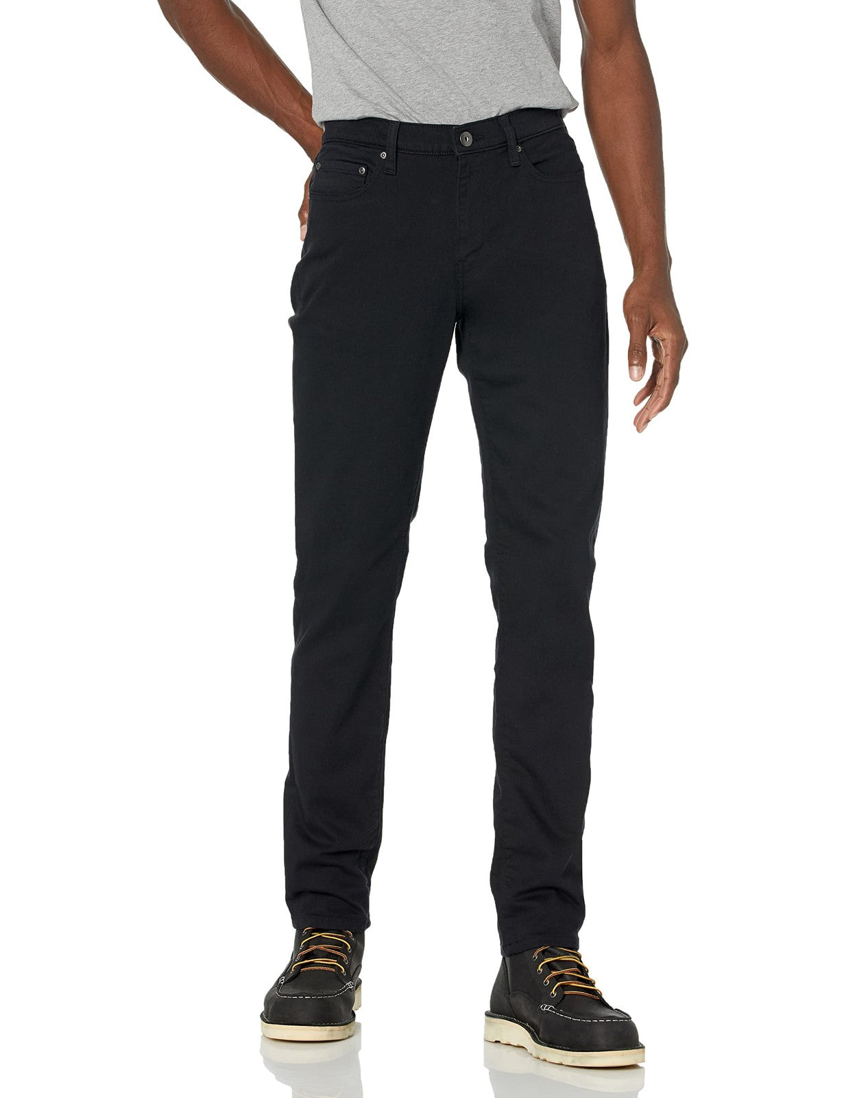 Comfort Stretch Slim-Fit Jeans for Men, Black, 32W x 36L