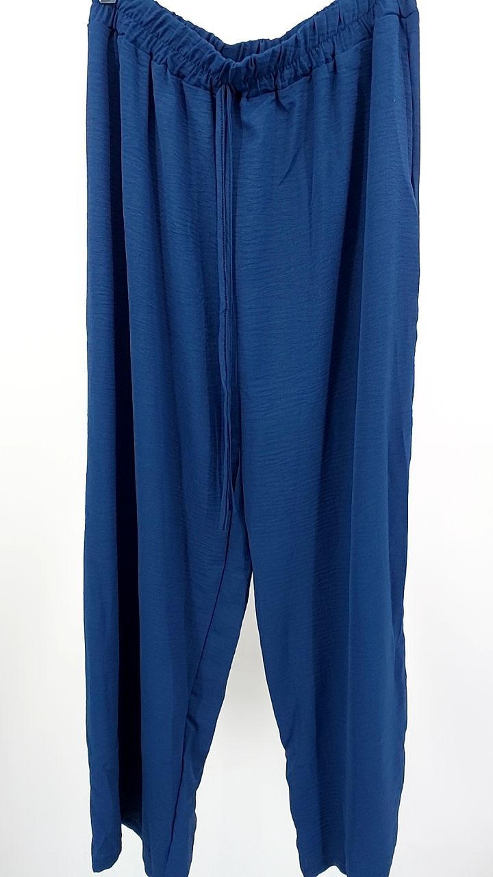 Casual Drawstring Wide Leg Pants