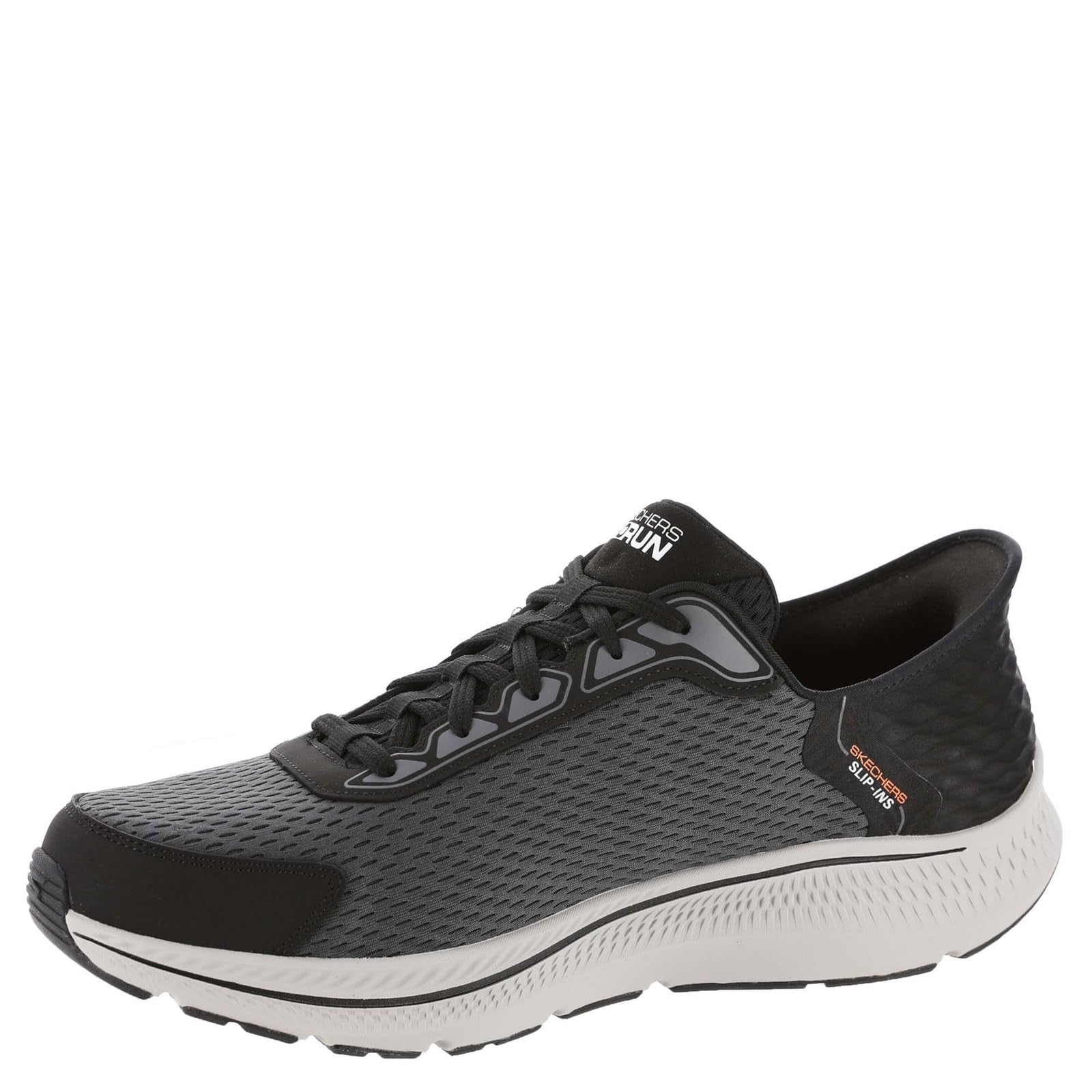 Skechers Slip-Ins Go Run Consistent 2.0 Sneaker, Black/Charcoal, 11.5