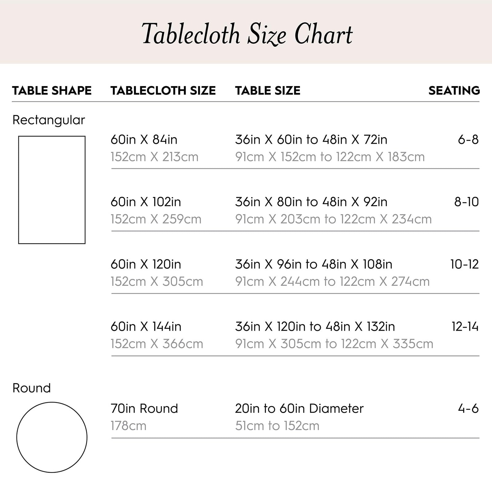 Luxurious White Tablecloth 60" x 120" for Formal & Casual Use