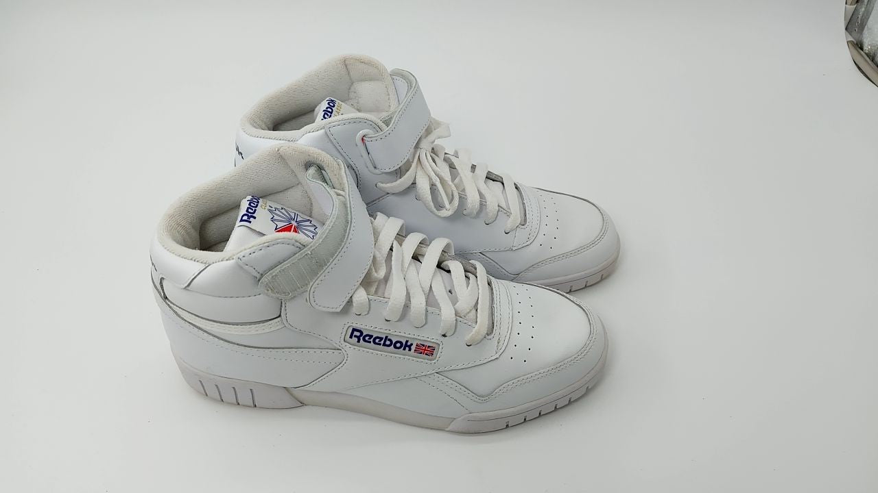 Reebok EX-O-FIT HI High Top Basketball Shoes for Men, Retro Men's Sneakers, 7 M