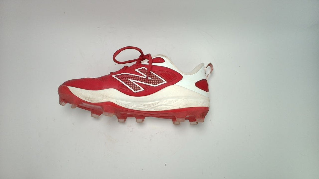 New Balance Women's Fresh Foam Velo V4 Molded Softball Shoe, Team Red/White, 10