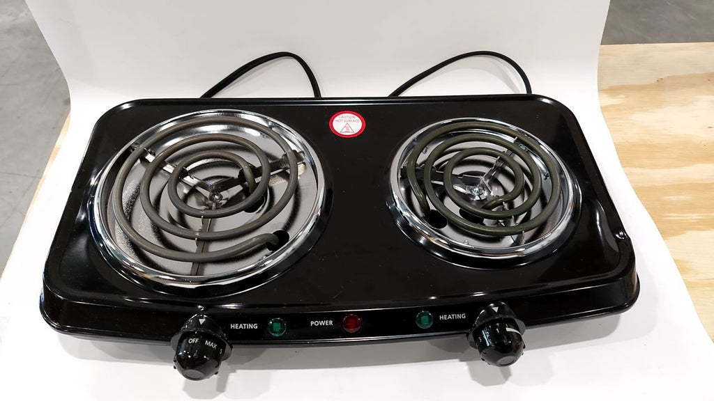 Mainstays Portable Double Burner and Hot Plate  120V~ 1800W
