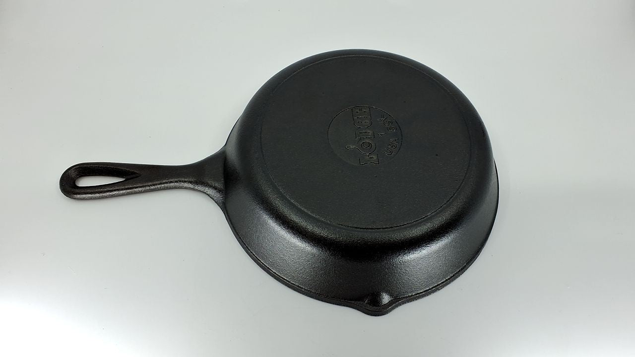 8 Inch Black Cast Iron Skillet by Lodge, Pre-Seasoned, Durable Cooking Tool