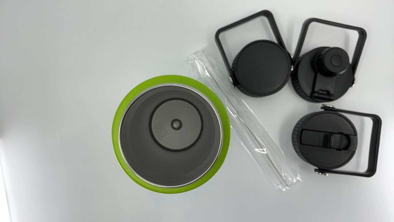 Konokyo 22oz Sport Insulated Water Bottle, Stainless Steel, Bamboo Grove