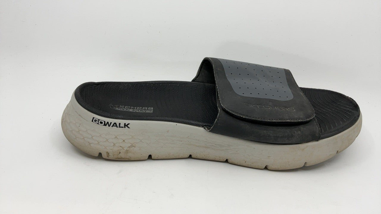 Skechers Men's Go Walk Flex Sandal-Sandbar, Black, 12