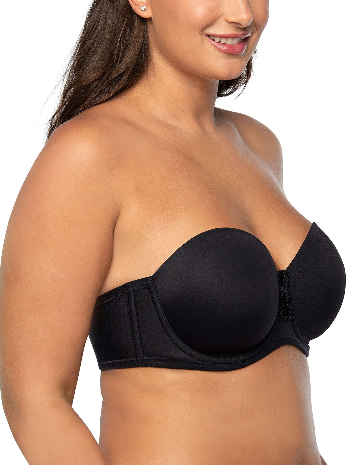 Beauty Back Strapless Bra 42DD Midnight Black 4-Way Stretch
