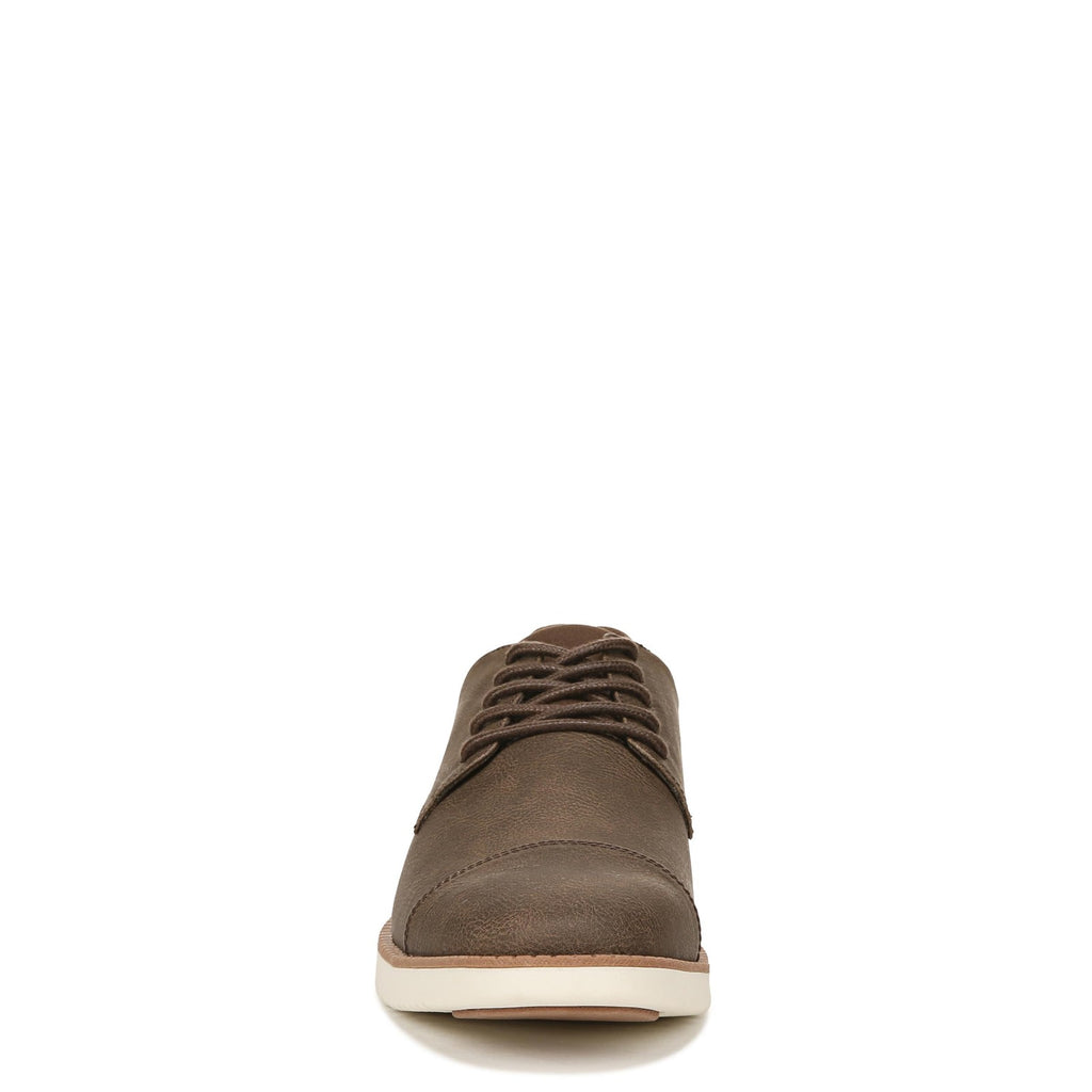 Dr. Scholl's Shoes Mens Sync Cap Toe Lace Up Oxford Brown Smooth 11.5 M
