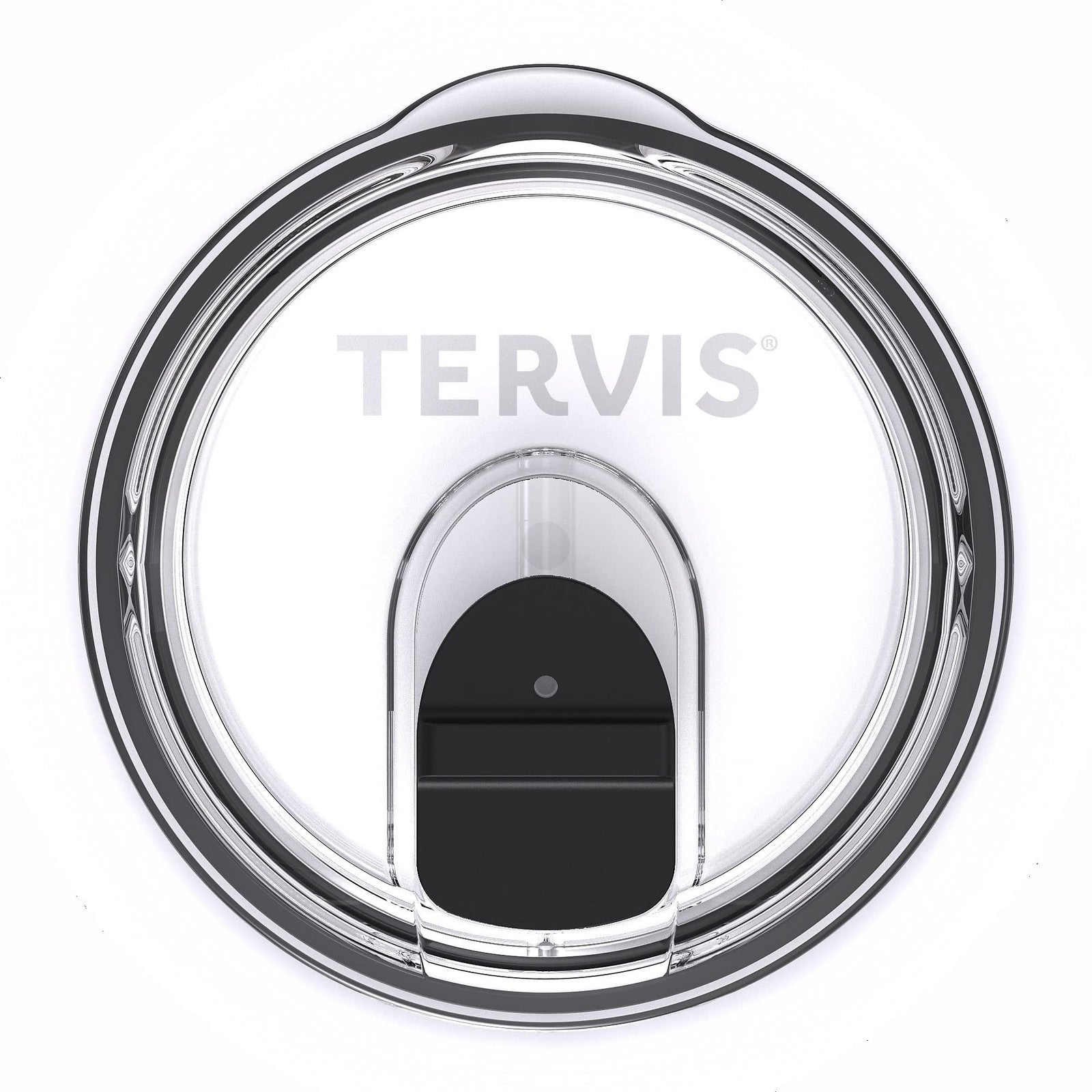 Clear Tervis Slider Lid Fits 30oz Stainless Steel Tumbler, Insulated