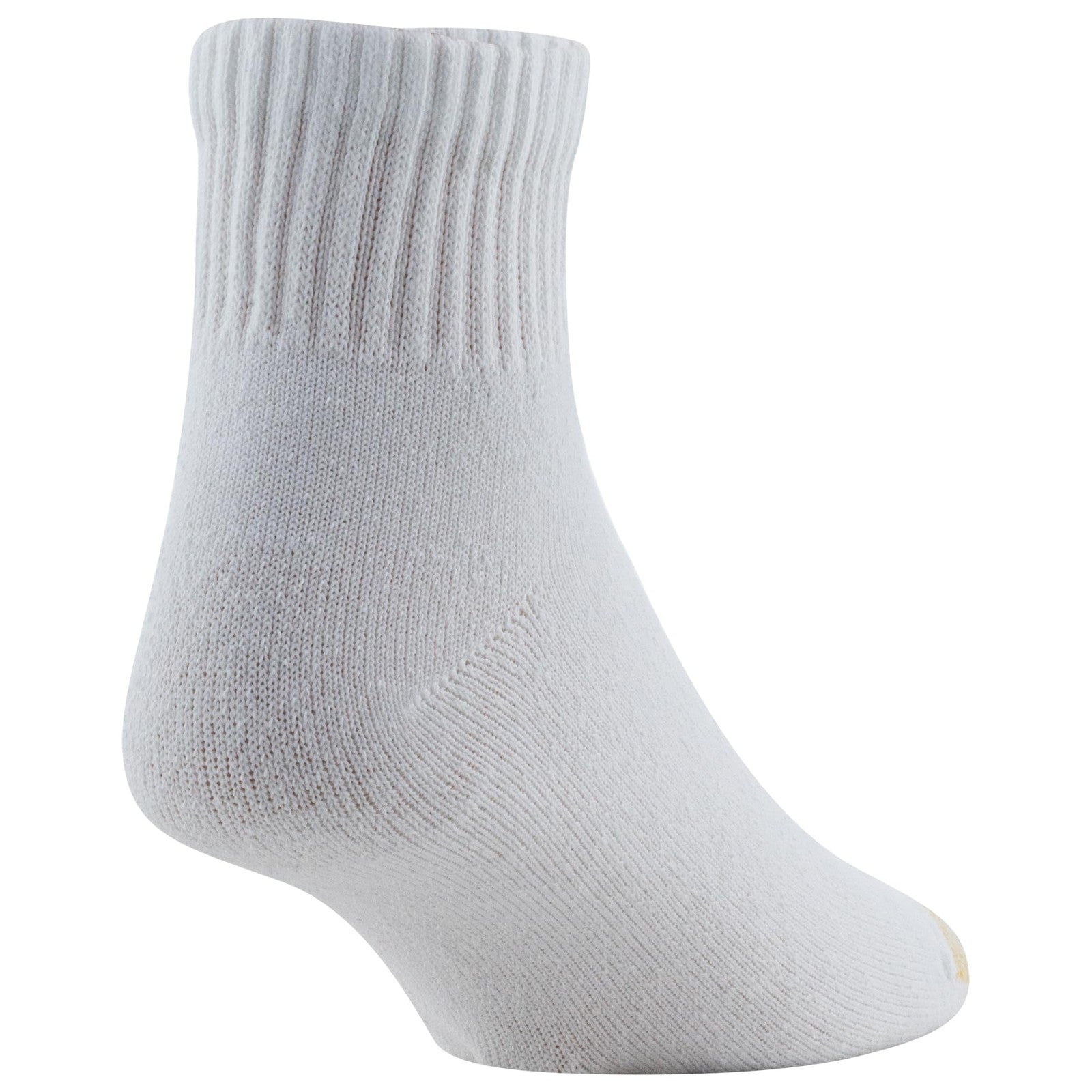 Men's GOLDTOE 656P Cotton Athletic Socks, White, 6-Pairs, X-Large
