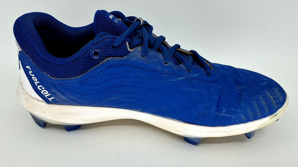 Women's New Balance FuelCell Fuse V4 Molded Softball Cleats 10.5 Royal/White