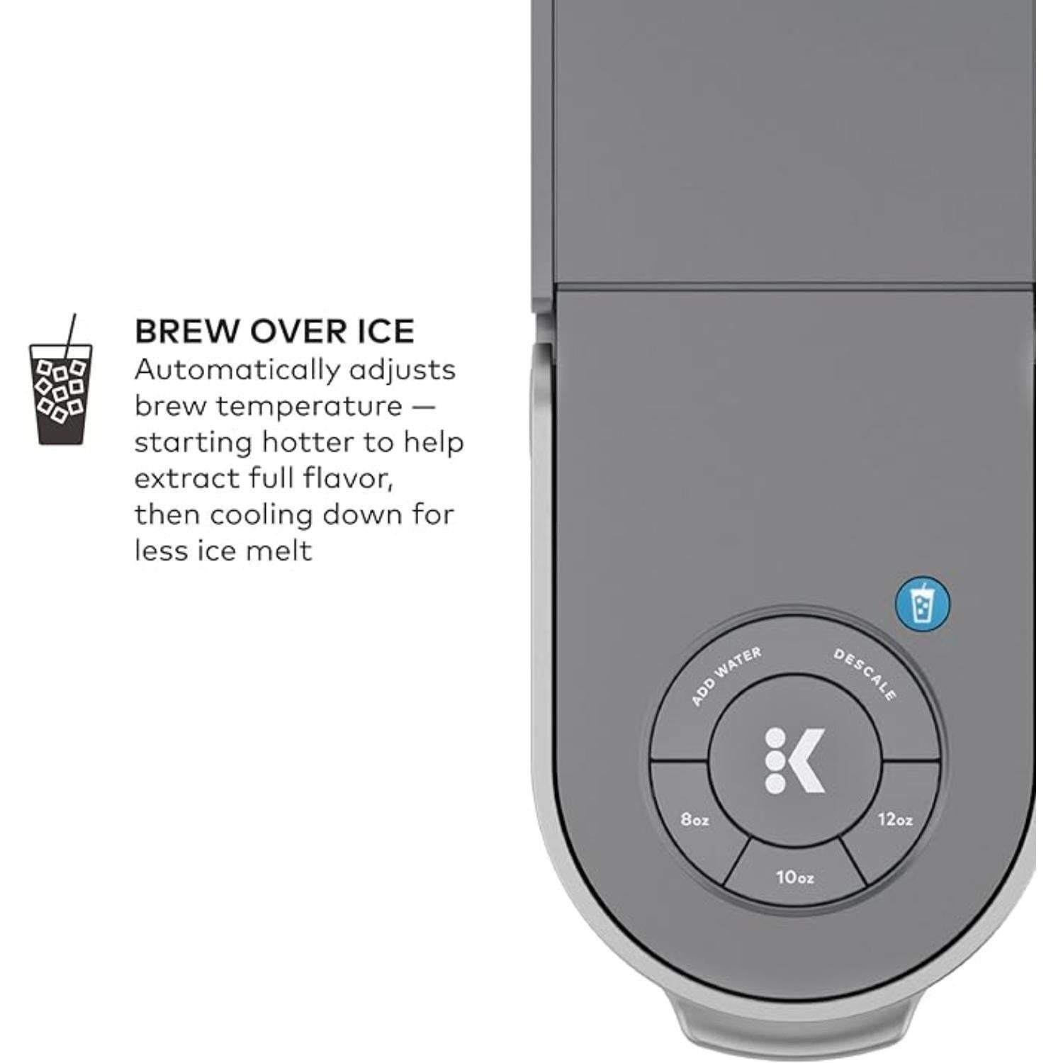 Keurig K-Slim + ICED Coffee Maker 46oz Reservoir Energy Efficient