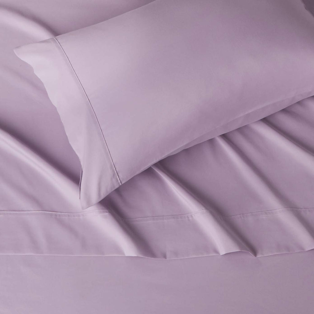 Soft Microfiber Twin Bedding Set, 3 Piece, Frosted Lavender, Solid Color