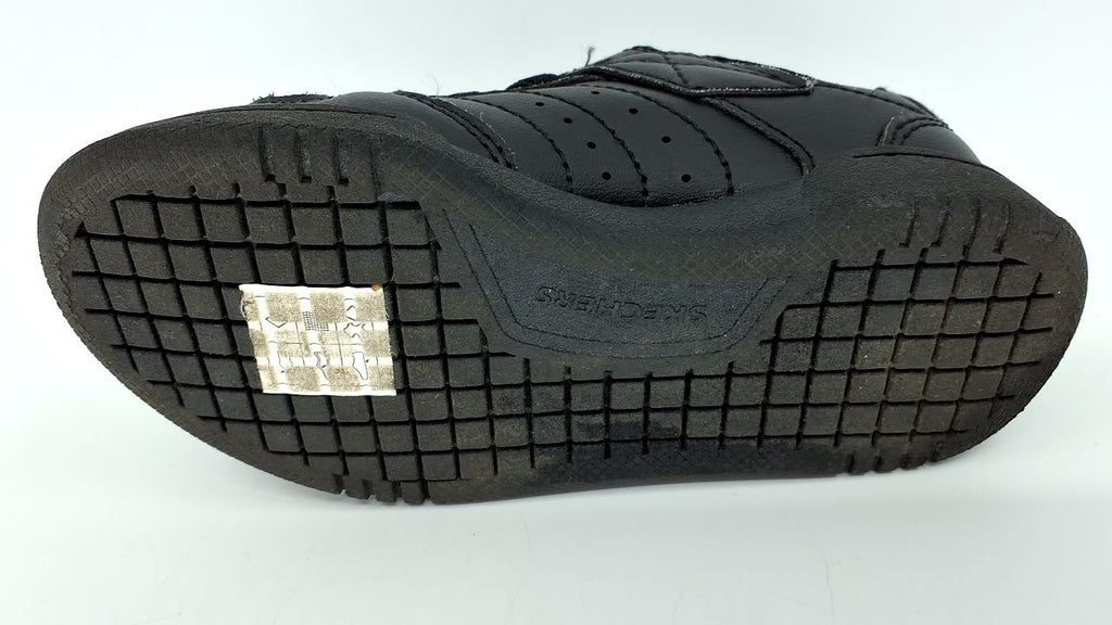 Skechers Kids Boy's Quick Street Sneaker, Black/Black, 10.5 Little Kid