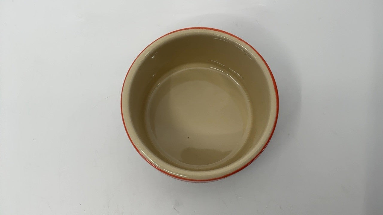 Le Creuset Stoneware Round Straight Wall Ramekin, 6.75oz., Cerise