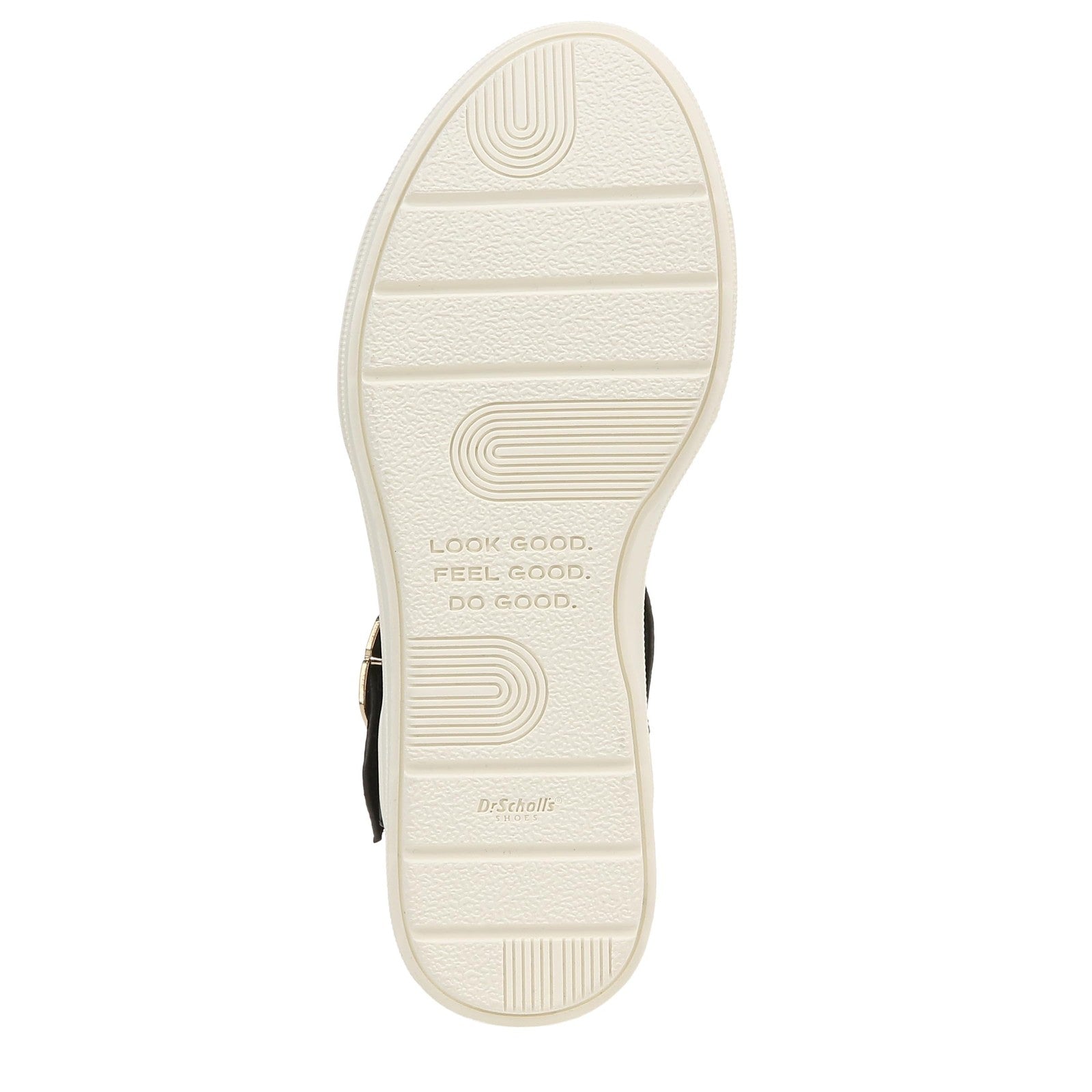 Dr. Scholl's Shoes Womens Time Off Sky Sandal Black Smooth 8.5