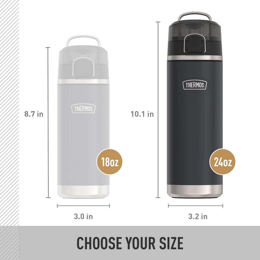 THERMOS 24oz Stainless Steel Water Bottle, Matte - Vacuum Insulated