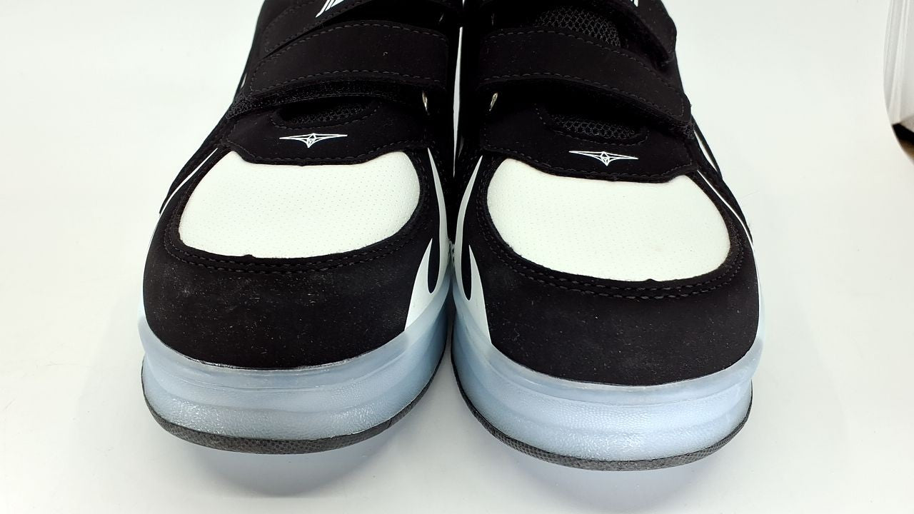 LED Fashion Sneakers for Kids 5.5 USB Rechargeable Roller Shoes Black/White