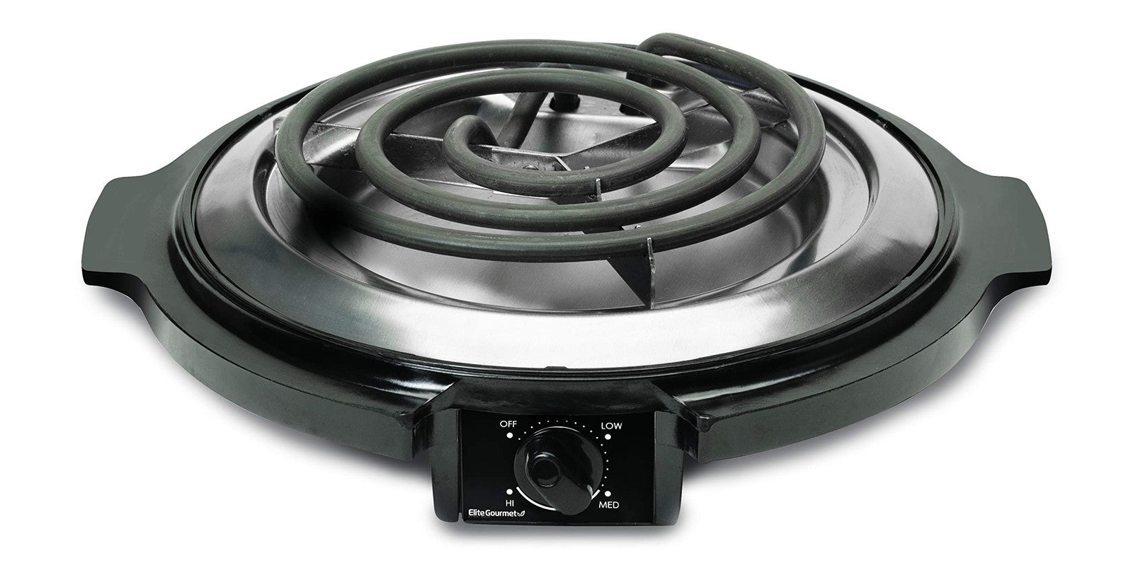 Elite Gourmet ESB-300X 1000W Electric Hot Plate Coiled Burner - Black