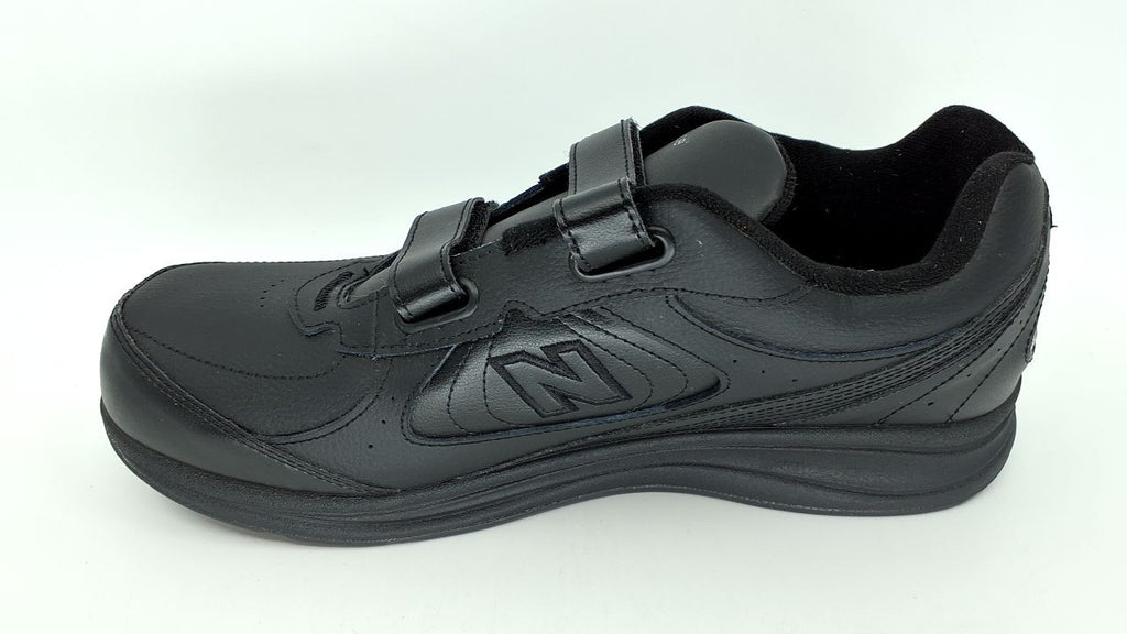 New Balance Men's 577 V1 Hook and Loop Shoe, Black, 12.5 X-Wide