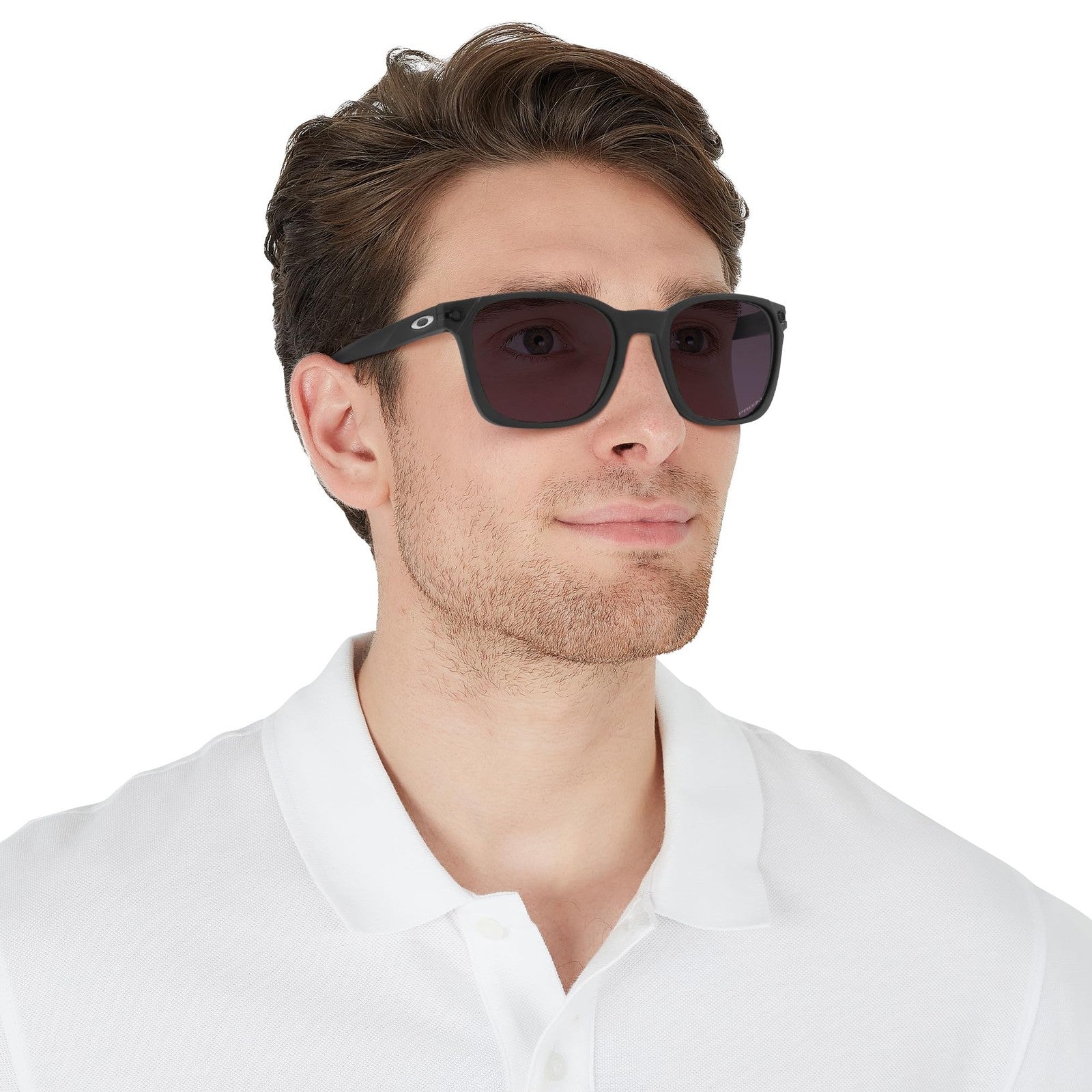 Oakley Mens OO9018 Ojector Square Sunglasses, Matte Black/Prizm Grey, 55 mm