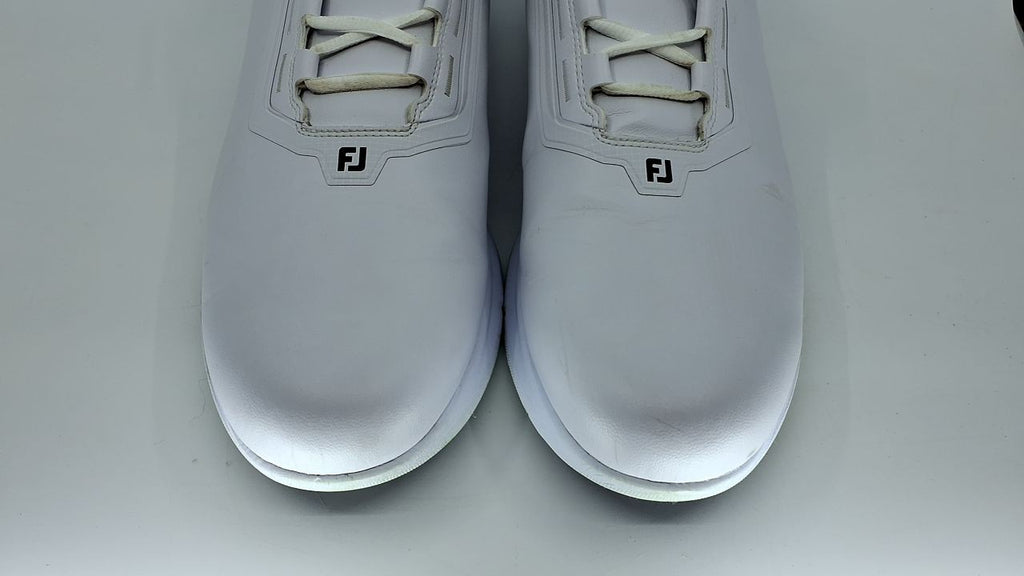 FootJoy Men's FJ Fuel Golf Shoe, White/White/Black, 13 Wide