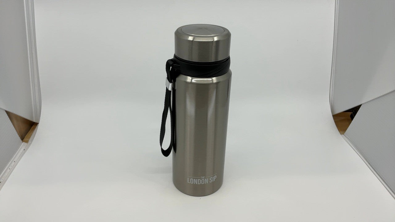 London Sip 25 oz Stainless Steel Tea & Coffee Infuser, Cosmic Silver