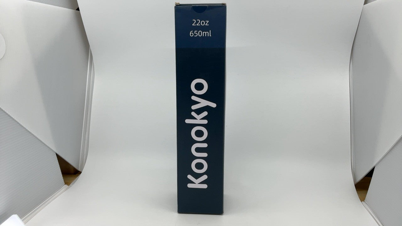 Konokyo 22oz Sport Insulated Water Bottle, Stainless Steel, Bamboo Grove