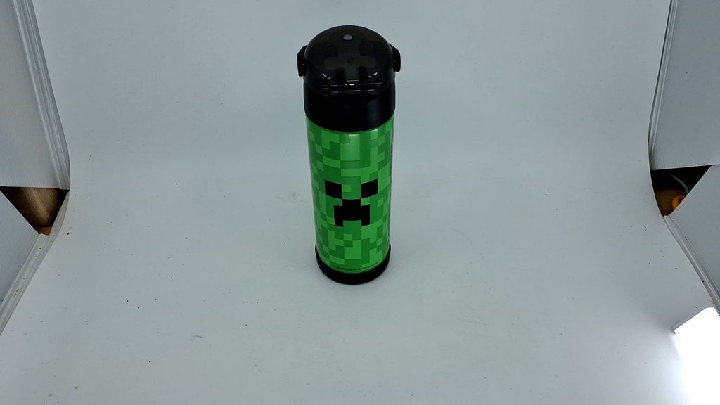THERMOS FUNtainer 16 Oz Vacuum Bottle w/ Spout Lid, Minecraft Color