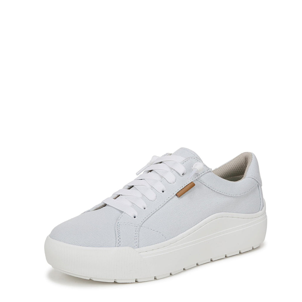 Dr. Scholl's Shoes Women's Time Off Go Sneaker, Powder Blue Fabric, 8