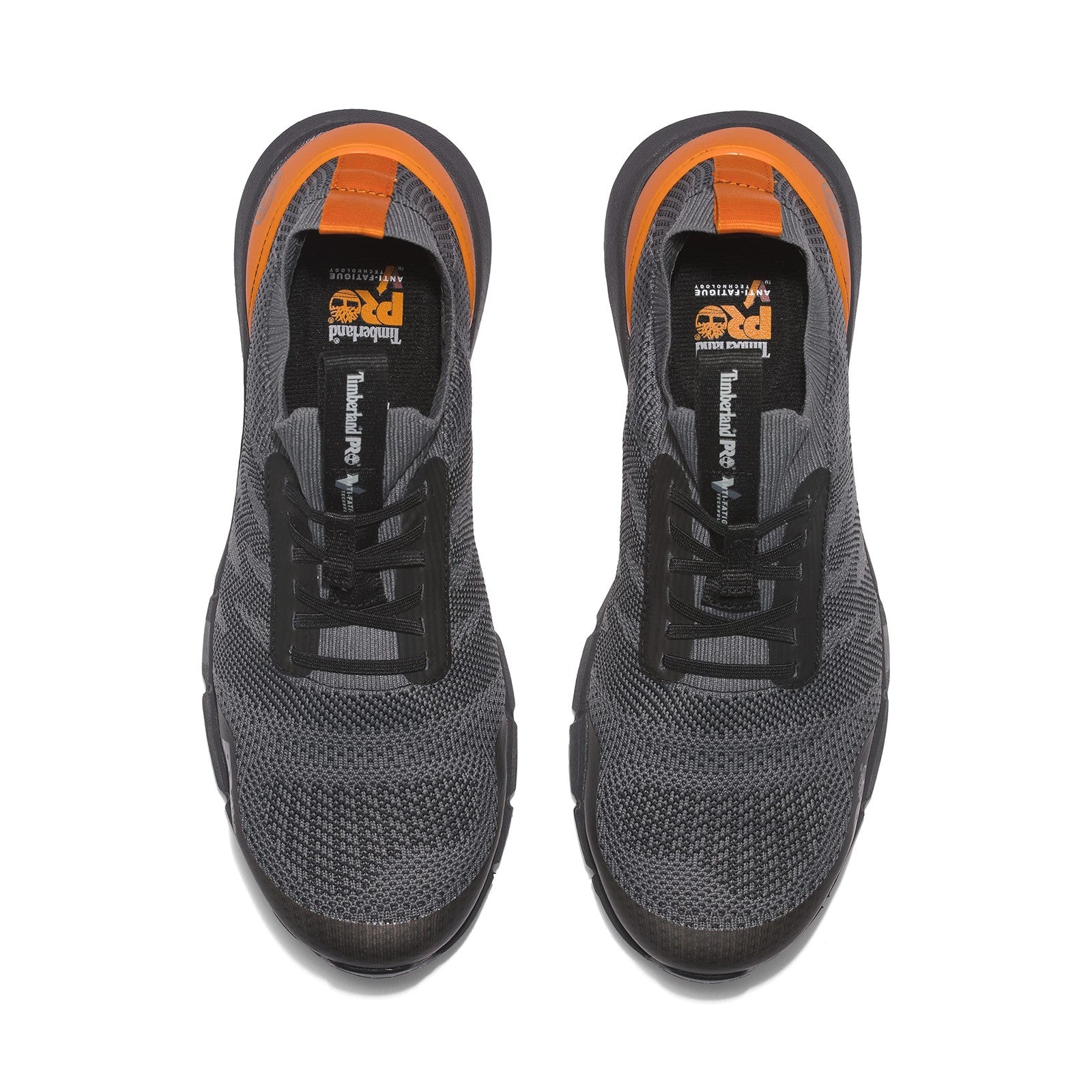 Timberland PRO Men's Radius Knit Safety Toe Slip-On Work Shoe 9M Grey/Orange