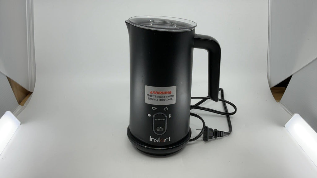Instant Pot 10oz Milk Frother 4 Functions Electric Steamer Black