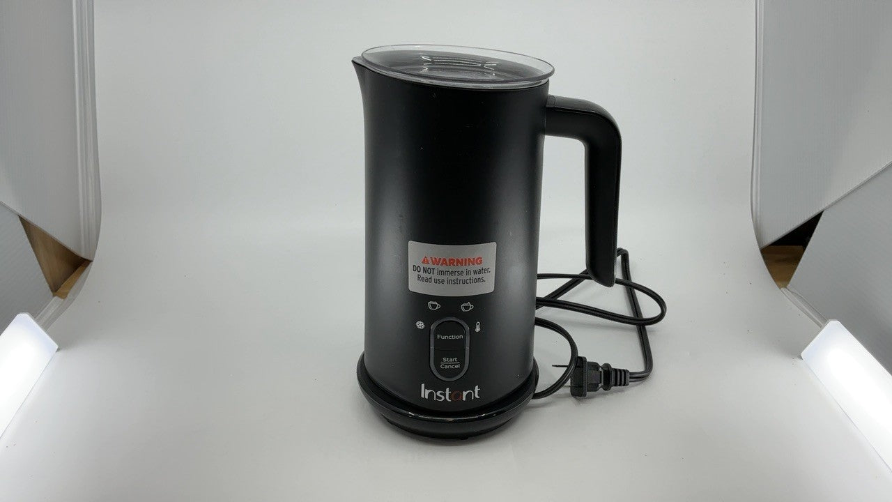 Instant Pot 10oz Milk Frother 4 Functions Electric Steamer Black